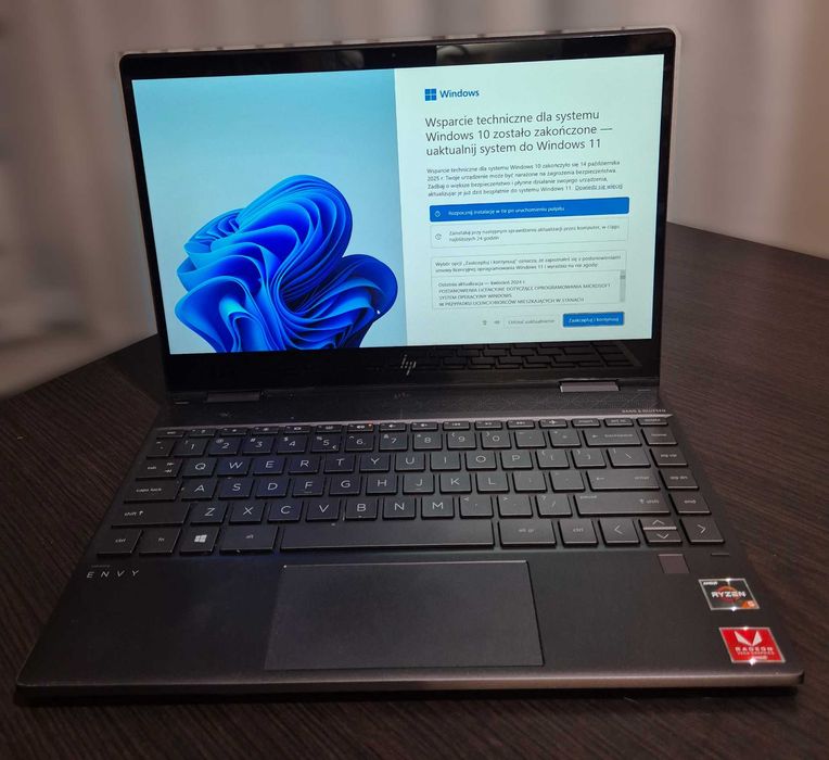 Laptop 2w1 HP ENVY x360 13,3" dotykowy / 3500U / Win10/Win11 / 8GB RAM / 512SSD / Vega8