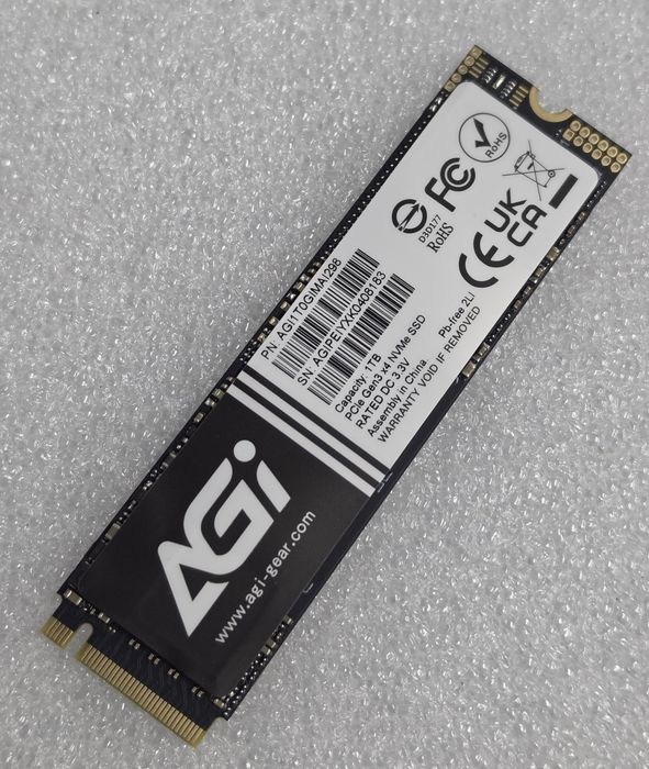 Накопичувач SSD M.2 1.0Tb, AGI.