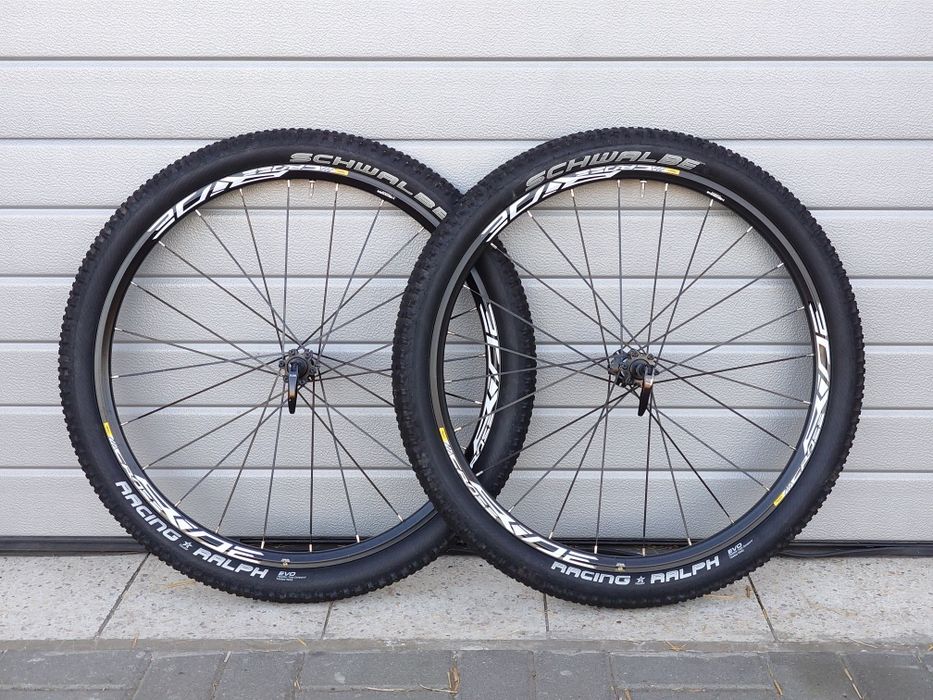 Koła 26 cali szybkozamykacze qr9 pod tarcze Mavic Crossride + opony