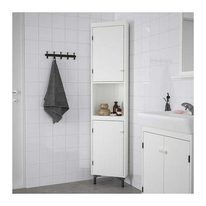 szafka narożna łazienkowa IKEA Silveran nowa biała