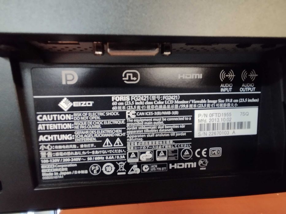 Monitor Eizo Foris FG2421PL czarny