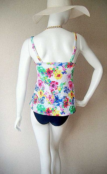 Strój Bikini Tankini M 38 75 B C Lascana kostium kąpielowy push up