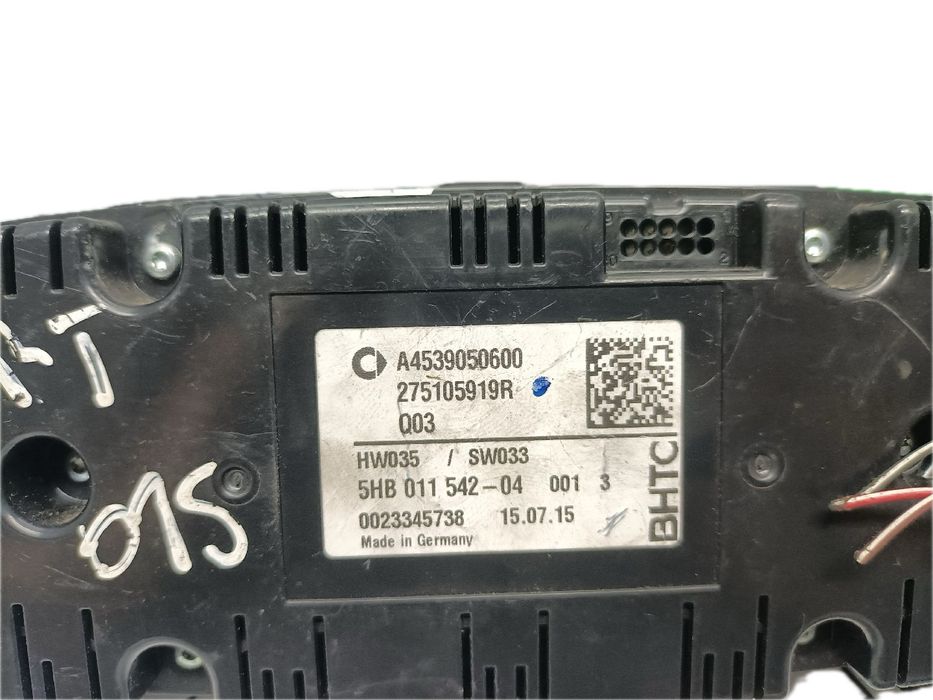 Comando chauffage / sofagem SMART ForFour (453)
