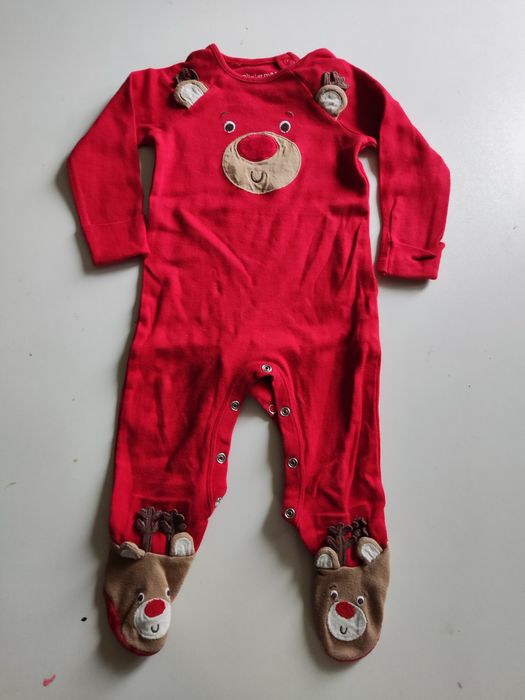 Pajacyk świąteczny roz. 68