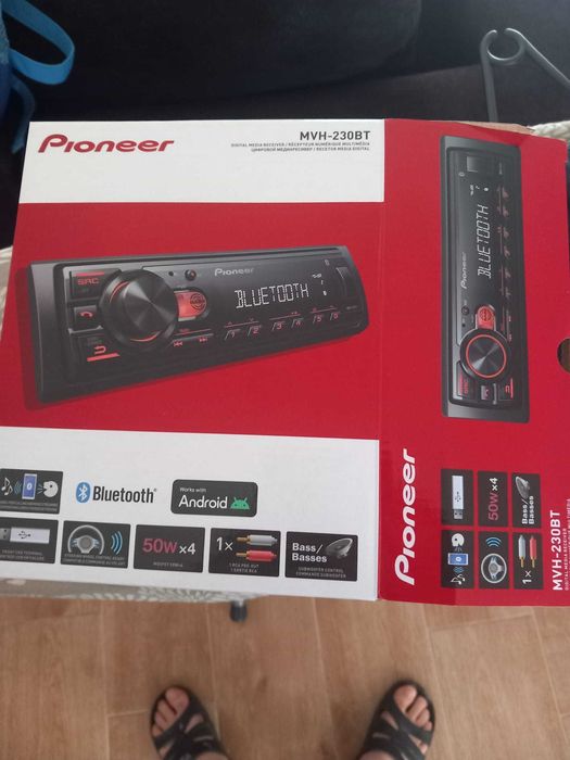 Rádio com bluetooth Pioneer