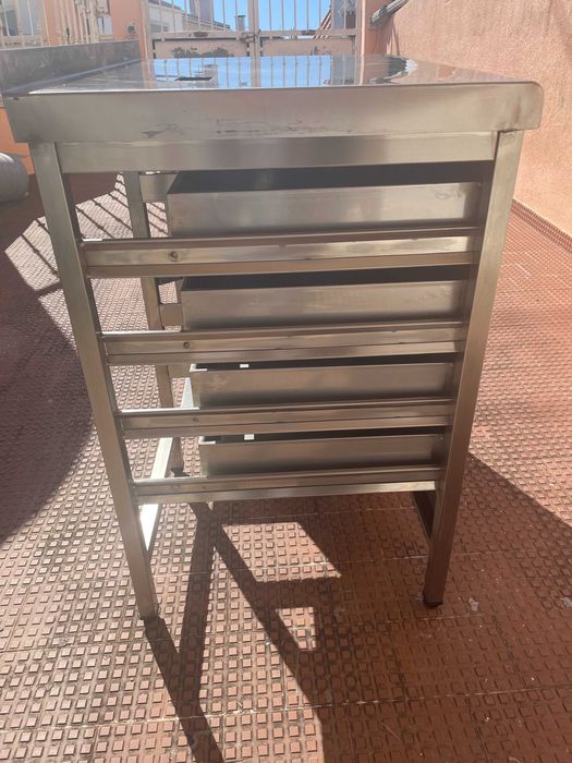 Bancada Inox para Máquina Café