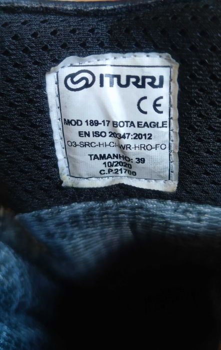 Botas tácticas militares Iturri Eagle - Gore Tex - Tamanho 39