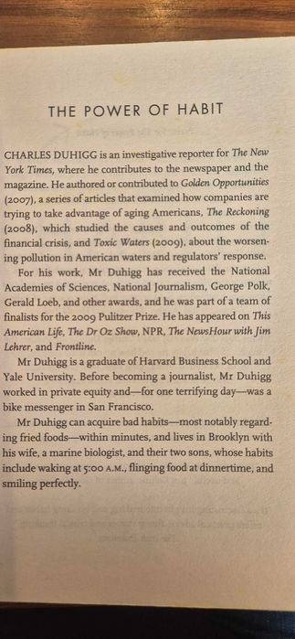 The Power of Habit by Charles Duhigg