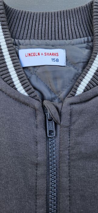 Ocieplana bluza dla chłopca typu bomber 158cm Lincoln & Sharks