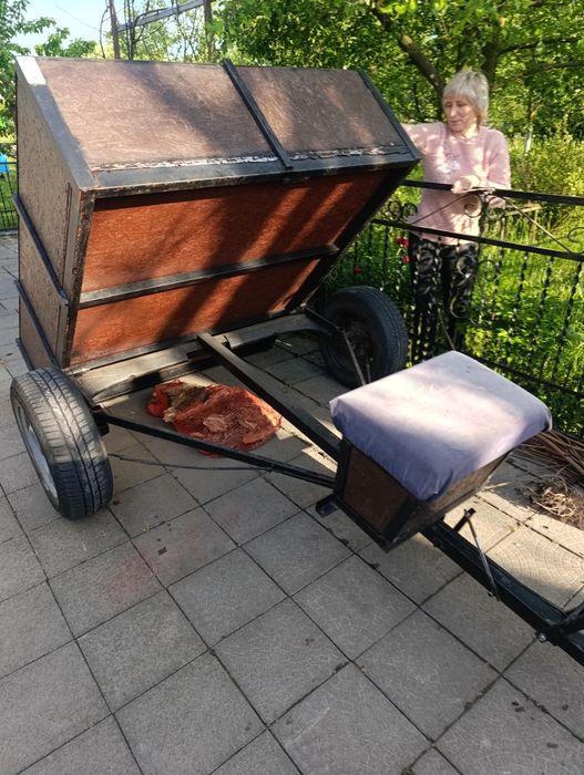 Прицеп до автомобіля мотоблока
