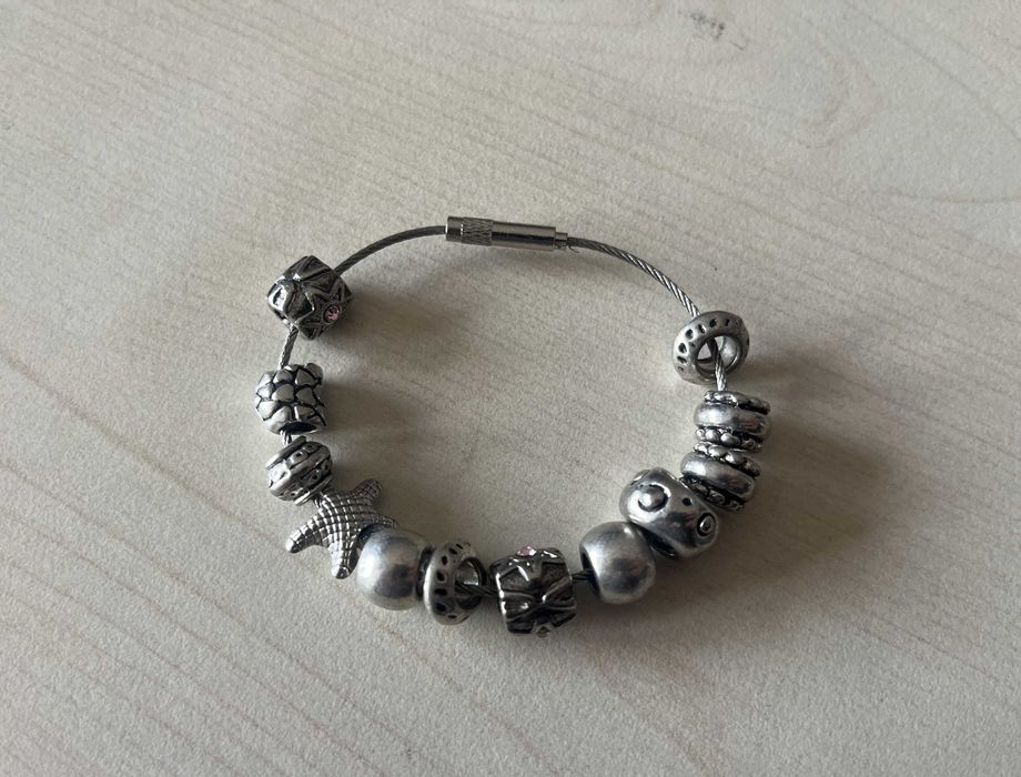 Bransoletka modułowa charms - 12 elementów
