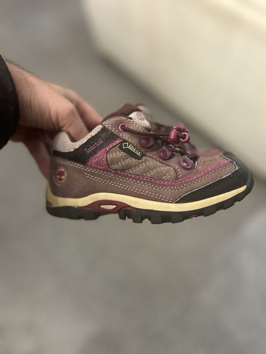 Timberland 28 criança goretex sapatos botas caminhada