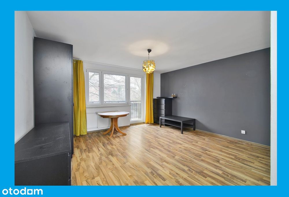 Mieszkanie 64m²✮Cegła✮umeblowane✮3pokoje✮Balkon✮1 piętro