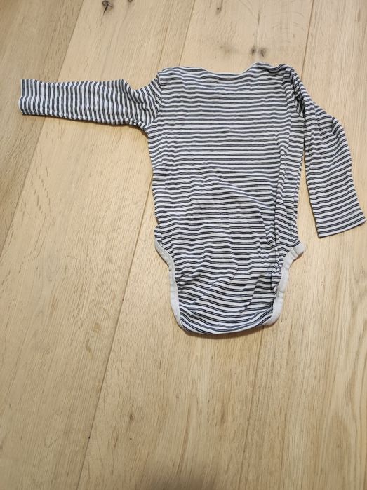 Body, bodziak długi rękaw H&M roz. 80 unisex
