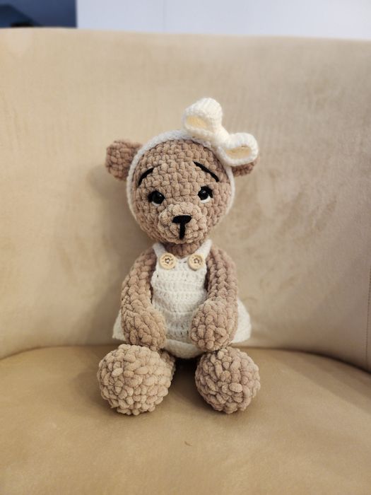 Maskotki na szydełku miś hand made