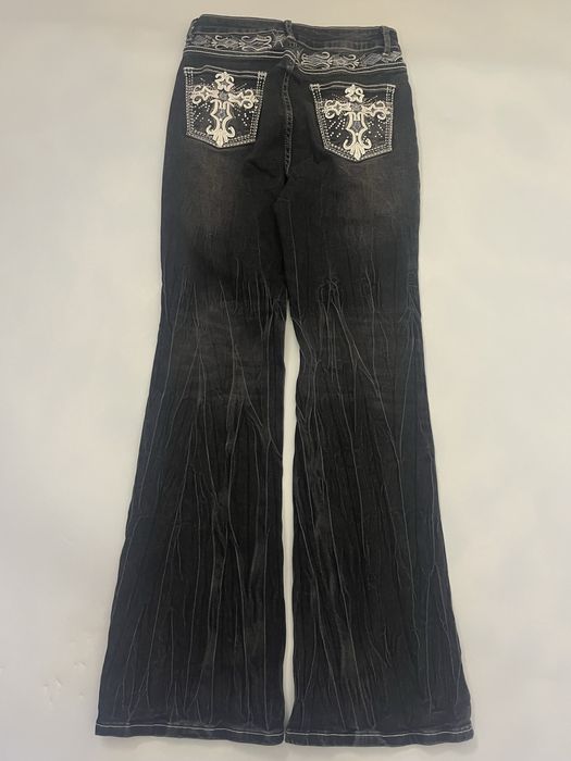 джинси bootcut indie sleaze y2k miss me type  streetwear flared