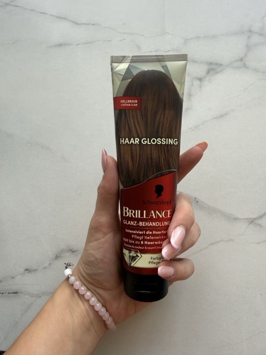 Бальзам для волосся тонуючий Hair Gloss Brillance Елегантний каштан 150 мл