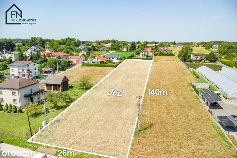 Na sprzedaż działki budowlane 36 ar – Hecznarowice