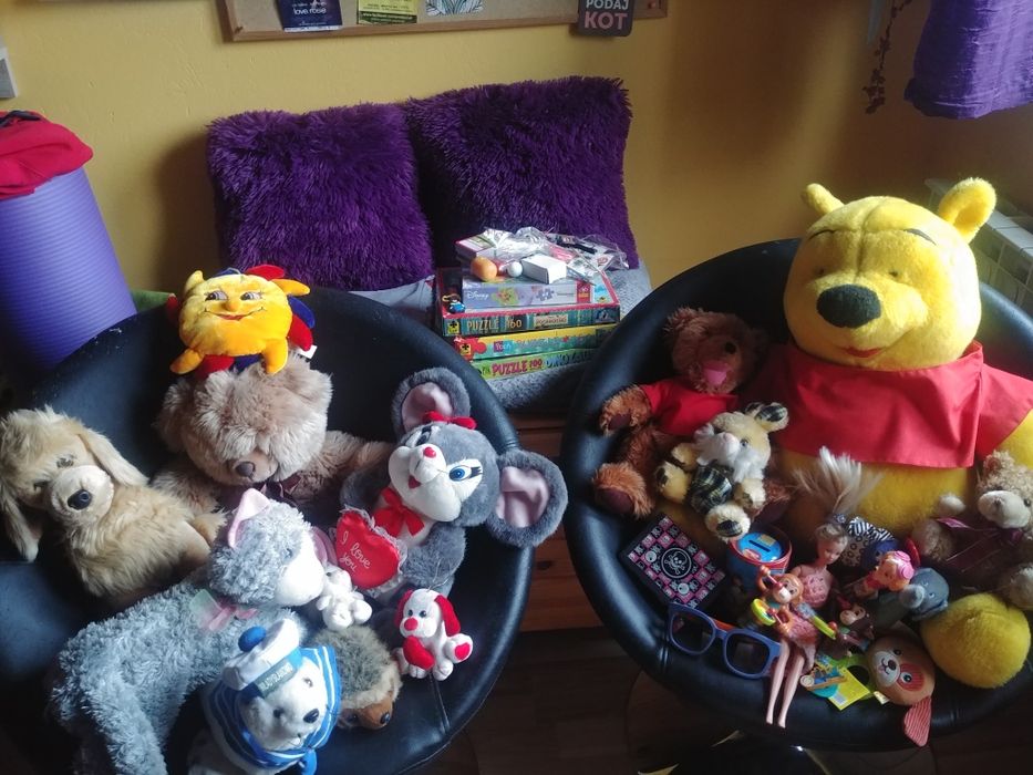 Mega zestaw zabawek i pluszaków