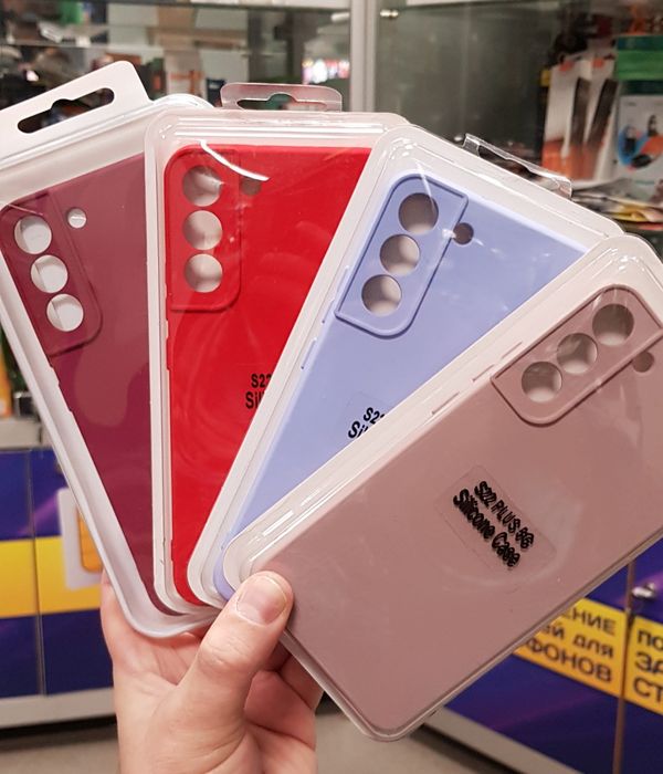 Силикон кейс Чехол Бампер Накладка Самсунг Samsung S22 + plus 5G