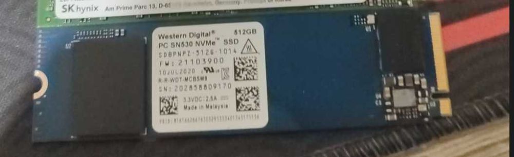 SSD Western Digital Nvme M2 512GB
