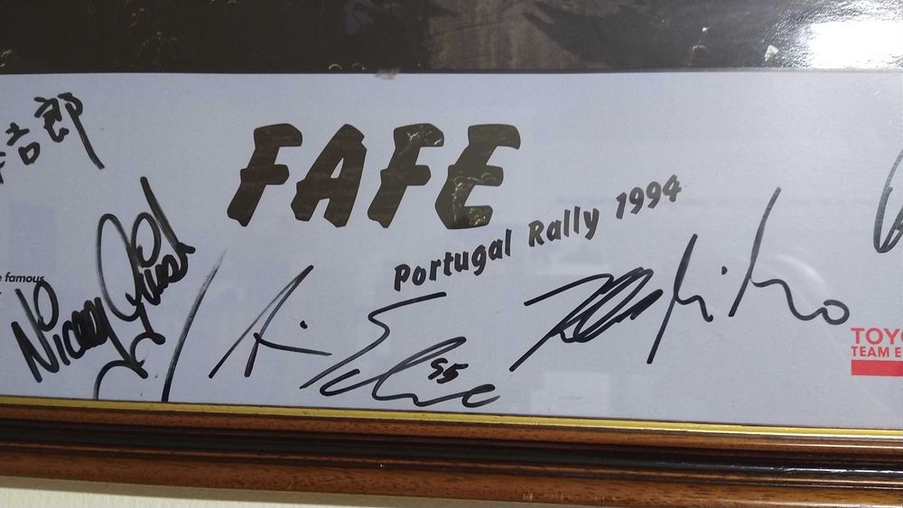 Poster Oficial Toyota Rallye Team 1994 Rampa de Fafe