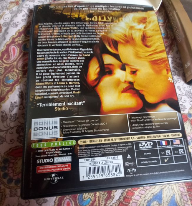 Três dvds filmes de David Lynch