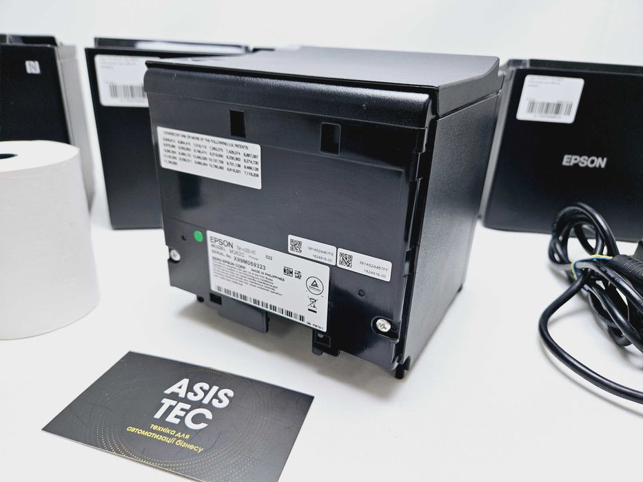 EPSON TM-T30II термопринтер чеків 80мм з автообрізкою, USB/LAN 205мм/с