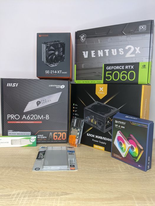 ‼️Ігровий пк R5 7500f RTX5060 ddr5 32 gb m2 nvme