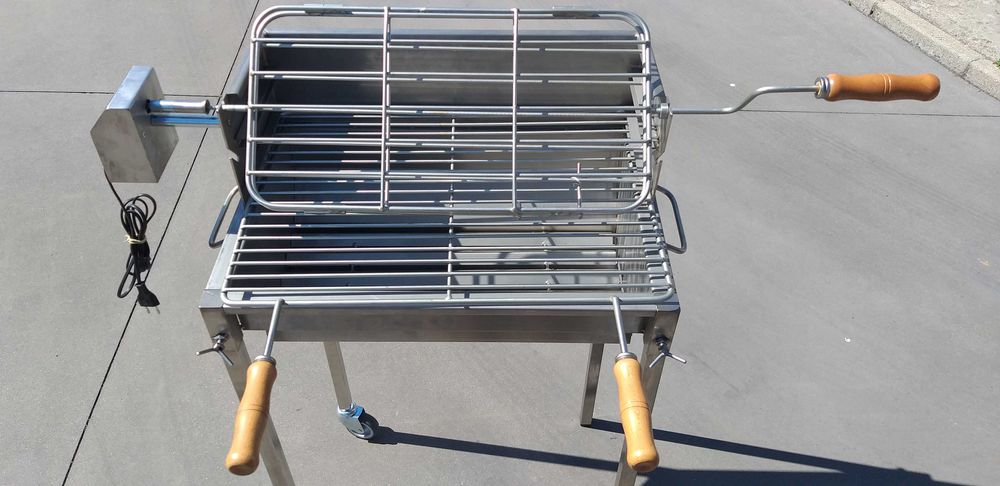 Grelhador Inox com Motor Eletrico