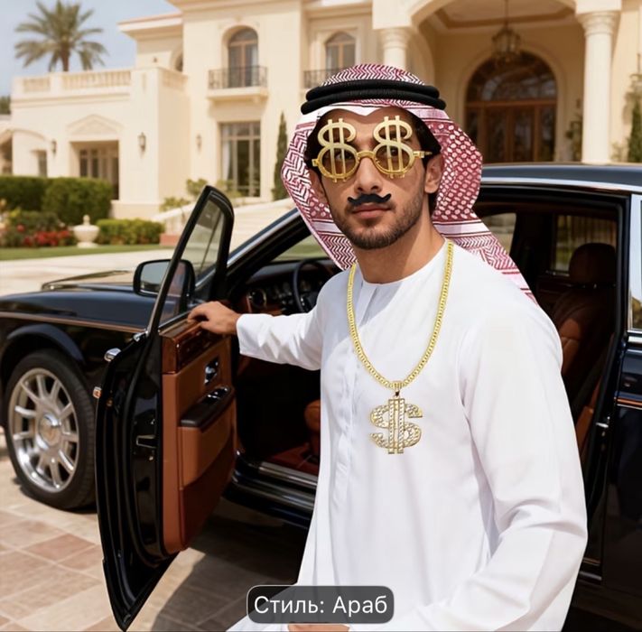 Костюм Шейха, аксесуари борода