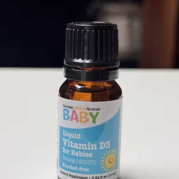 Вітамін D3 у краплях для малюків, 10 мкг (400 МО), 10 мл