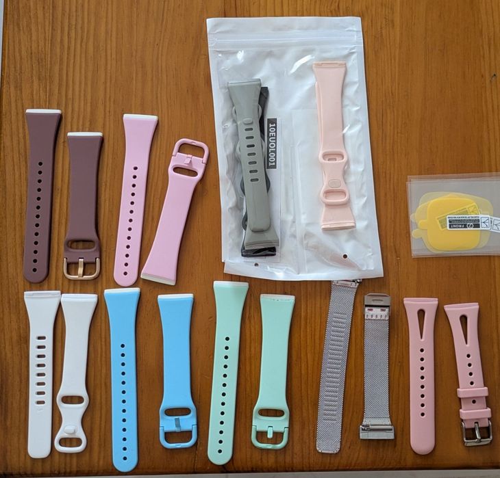 Fitbit Sense 2 Smartwatch + 8 Pulseiras + Películas (Excelente Estado)