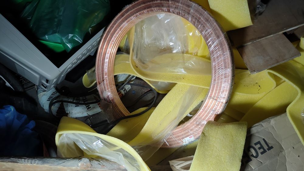 Rura Miedziana miękka Fi 15mm miedź Cu 15x1  dostępne około 200m.