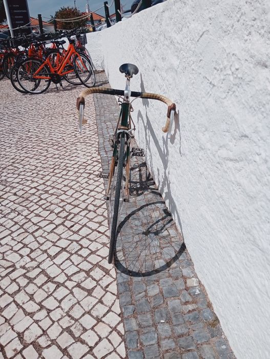Bicicleta de ciclismo antiga