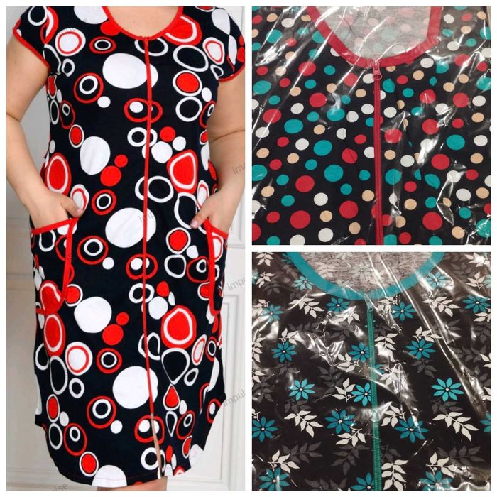 Халат  літній /жіночий/ трикотажний/100%бавовна