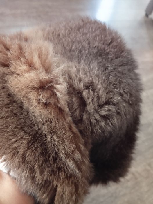 Kaptur z naturalnego futra