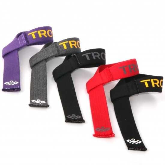 Лямки для становой тяги - ремни для штанги (тяжелой атлетики) - хлопок