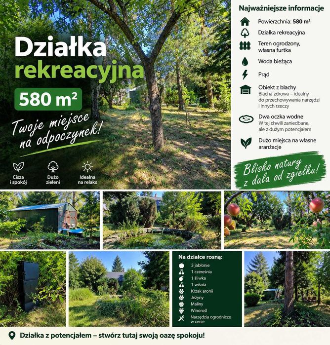 Działka rekreacyjna!OKAZJA!