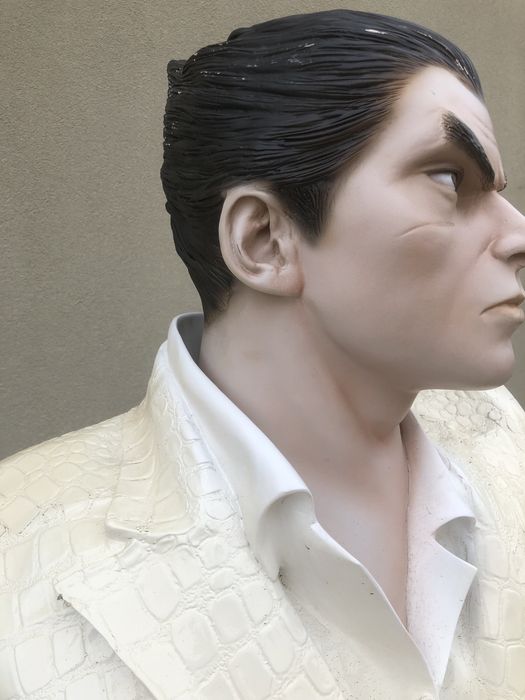 Manequim incompleto de tamanho real personagem Kazuya do jogo Tekken