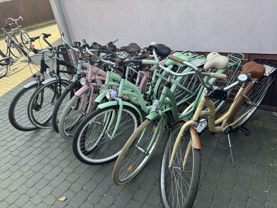 Rowery miejskie sprawne 28" 26" 24" 20" 16"12" biegowe