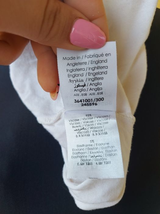 Bluzka na ramiączkach Cache Cache tunika top Londyn Big Ben autobus