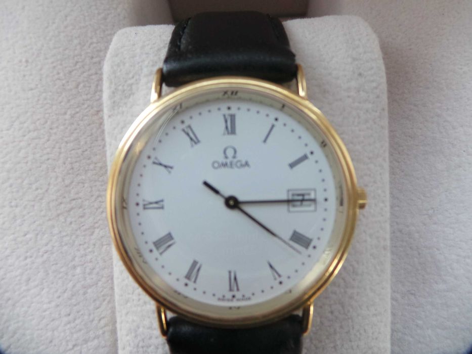 Złoty zegarek Omega - De Ville - Mężczyzna - 2000-2010 18k