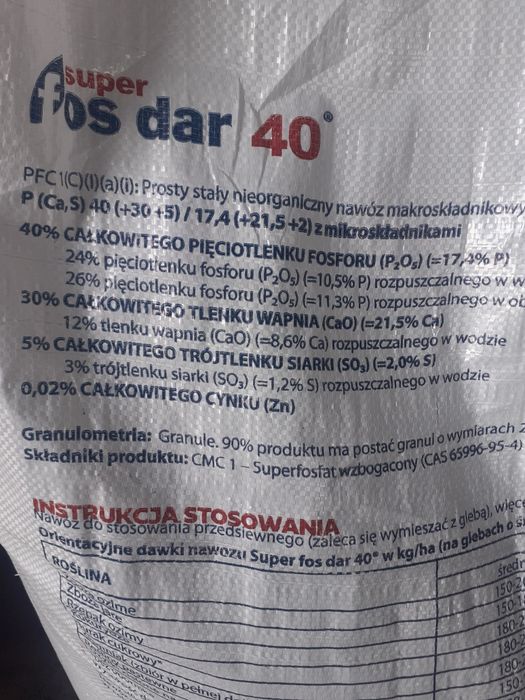 FOS DAR 40 suprfosfat P40% BB