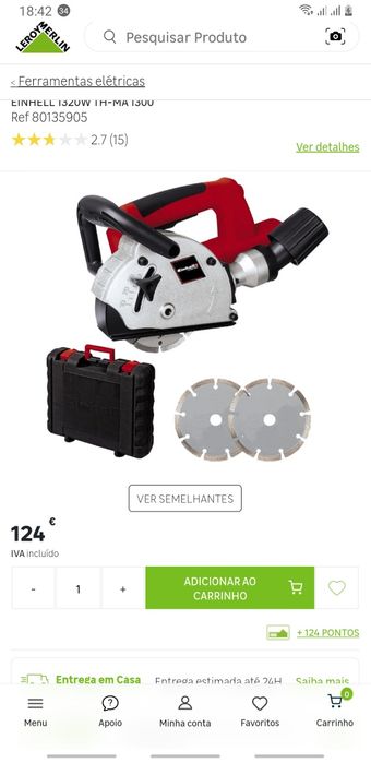 Rebarbadora de parede64740595355649121