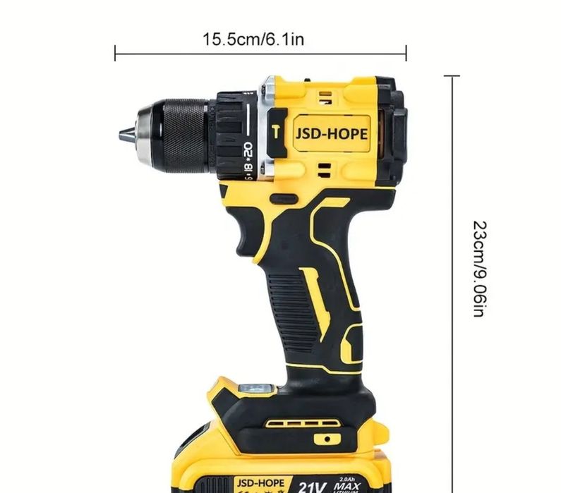 Бесщеточный аккумуляторный шуруповёрт