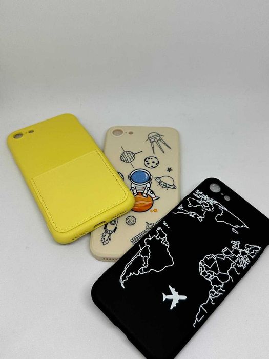 Iphone 7/8 Etui Case Silikonowy Obudowa Zestaw 3 sztuki kod 1081