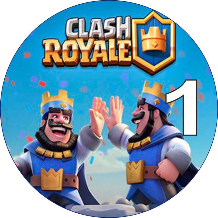 Pan Opłatek na tort - CLASH STARCIE KRÓLÓW