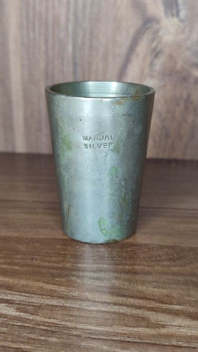 Вінтажна мірна стопка посуд Mandal Silver