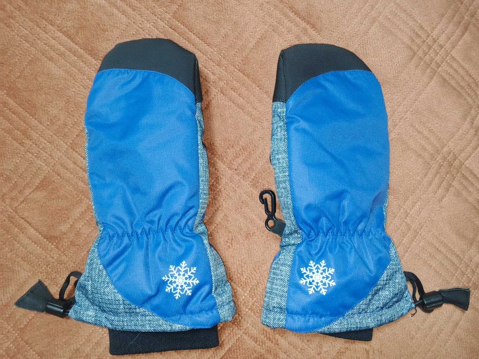 Перчатки варежки рукавицы XS-S размер краги зимние